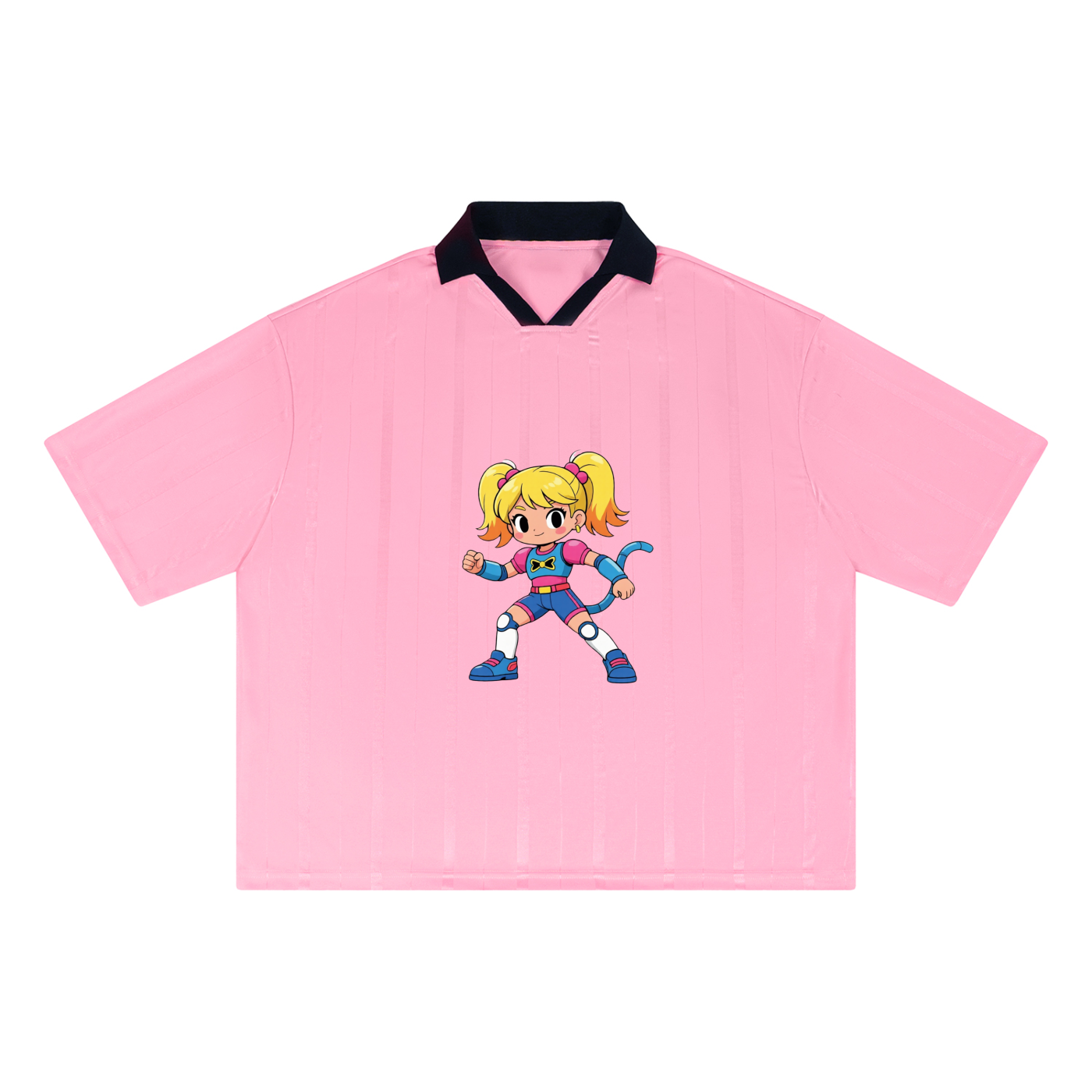 Unisex Striped Boxy Soccer Jersey