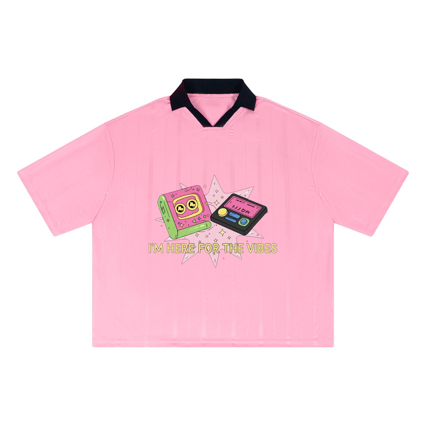 Unisex Striped Boxy Soccer Jersey