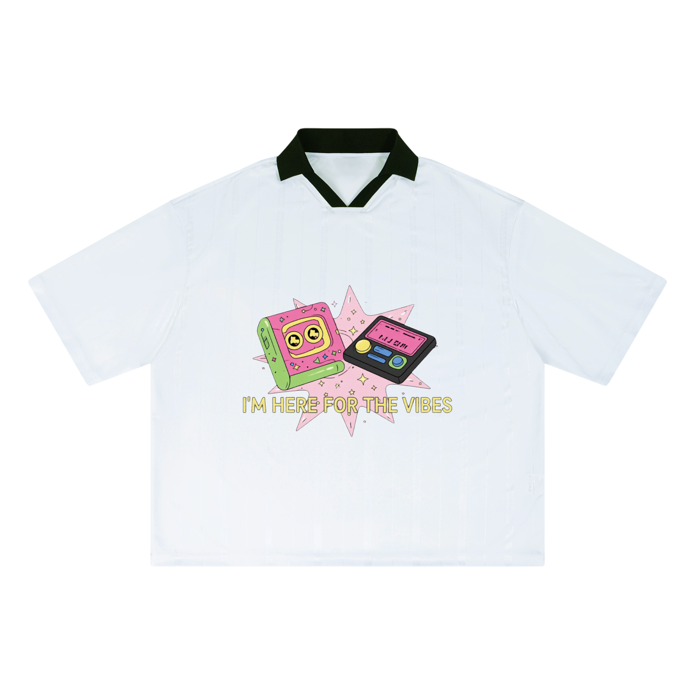 Unisex Striped Boxy Soccer Jersey