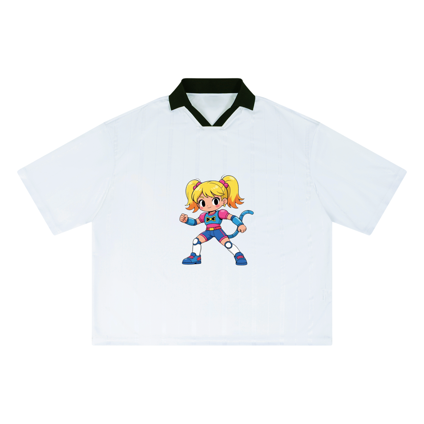 Unisex Striped Boxy Soccer Jersey